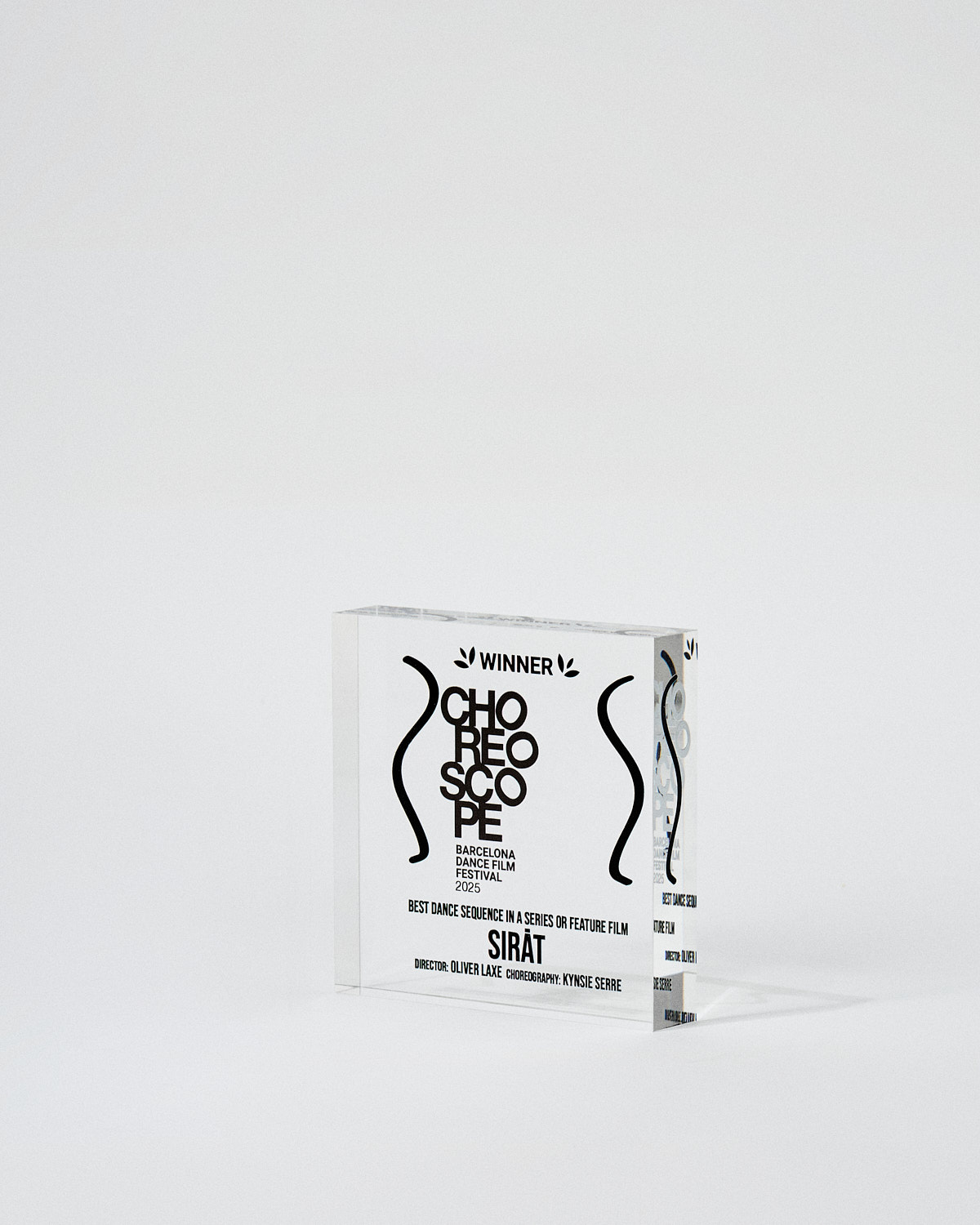 Personalisierte Acrylglas-Ehrentafel SIRAT Sustain Awards